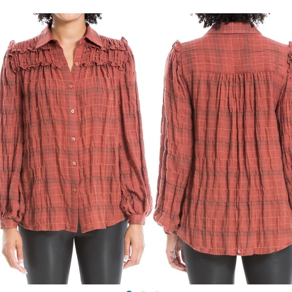 Max Studio Tops - Max Studio lightweight flannel. SZ. M. NWT.